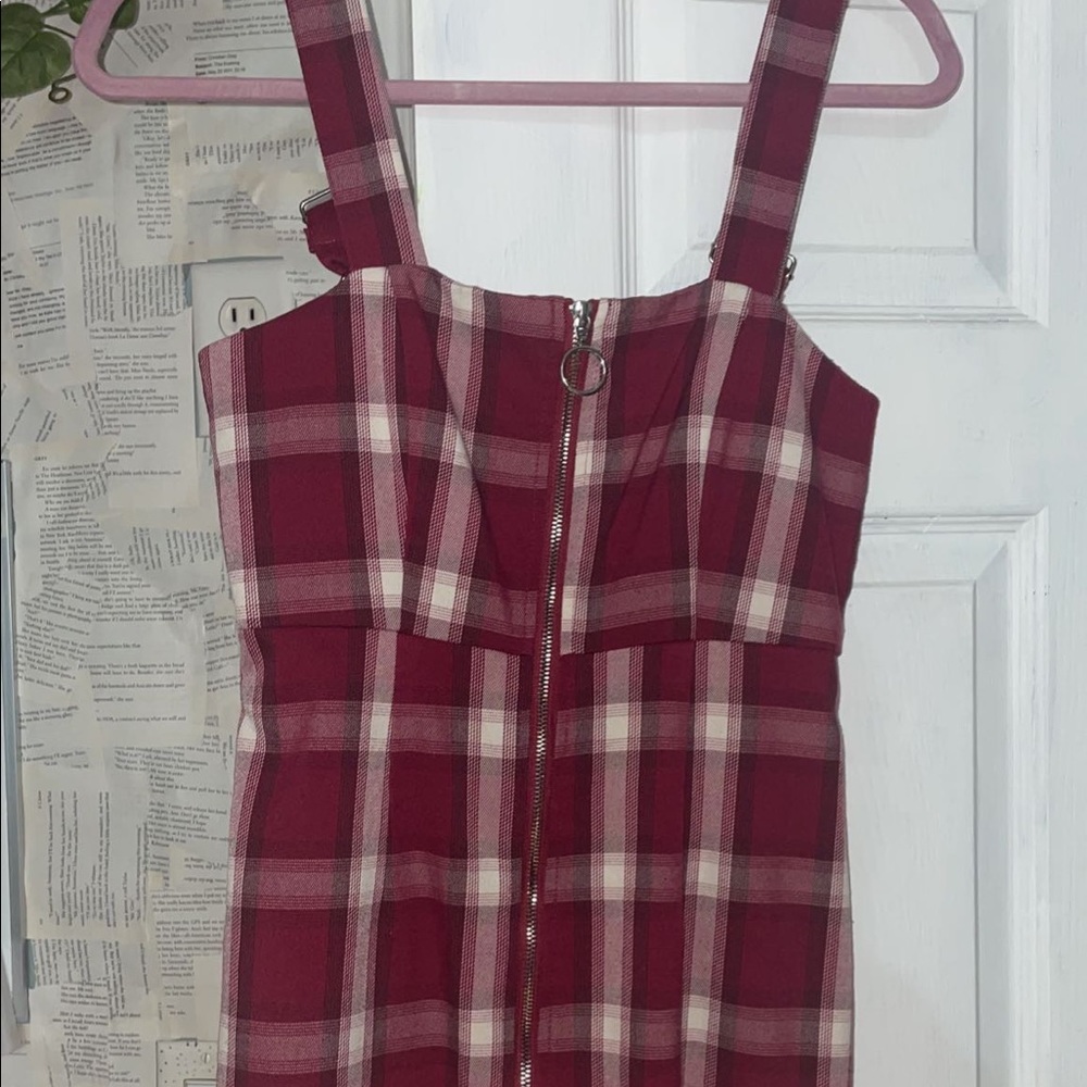 Checkerboard Pink Dress